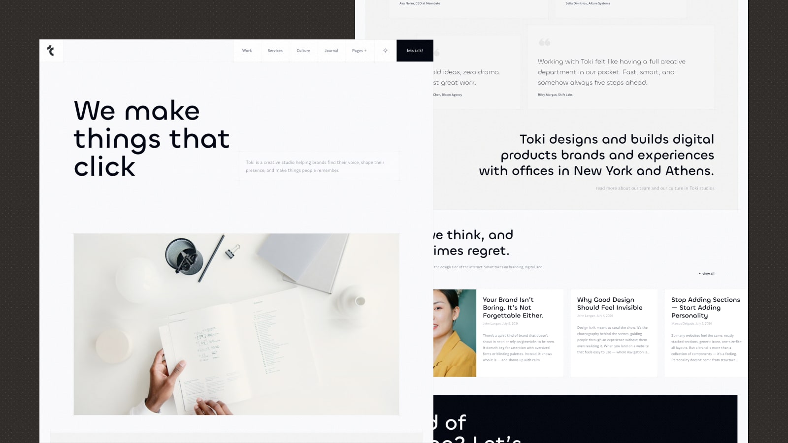 Toki - Framer